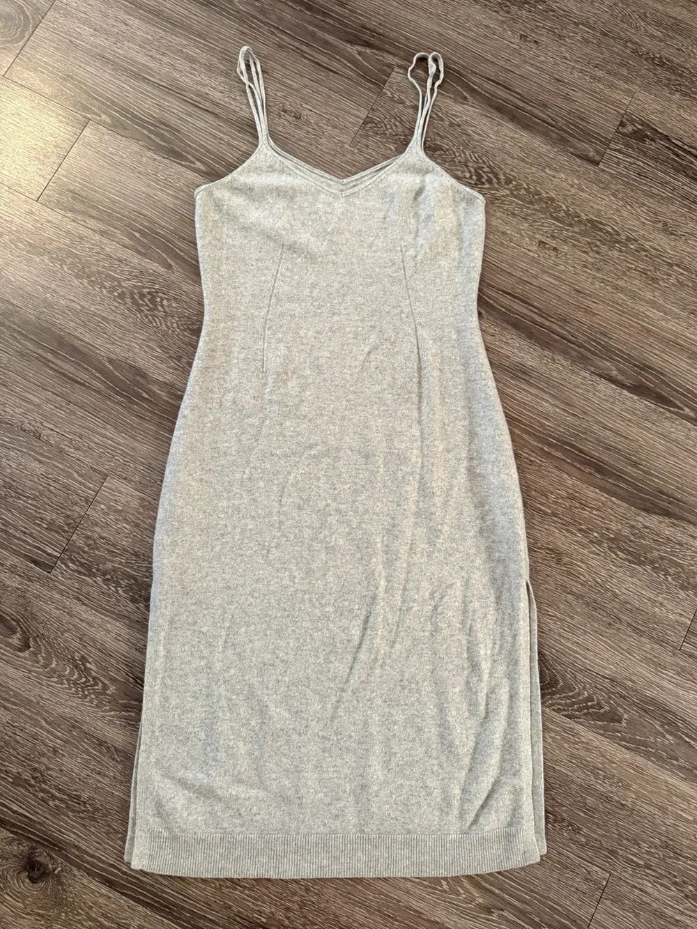 Another Tomorrow Cashmere Slip Dress